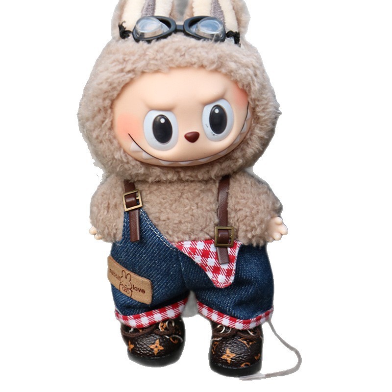 在庫あり 17 センチメートルラブブオーバーオールラブブベビー服交換用 10 センチメートルベビー服人形人形服卸売|undefined