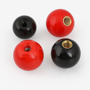 M4M8-M16 bakelite handle ball plastic ball operating lever ball head handle red copper core black iron core electric wood ball