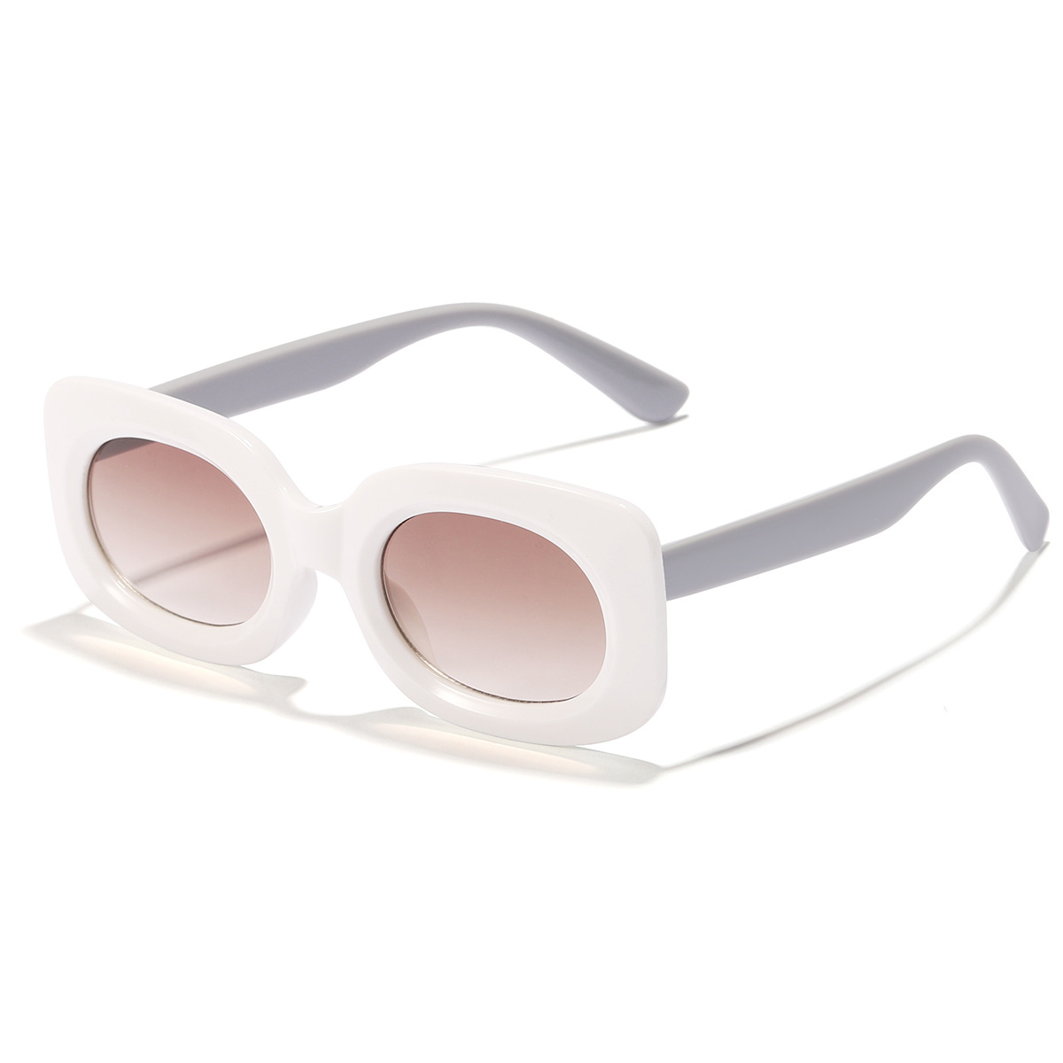 Marco blanco pies grises rebanadas de té