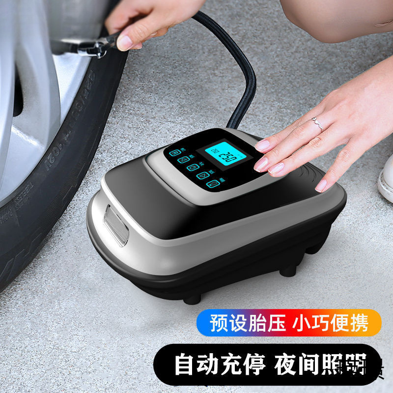 车载充气泵汽车小轿车电动车轮胎打气泵小型大功率便携打气筒
