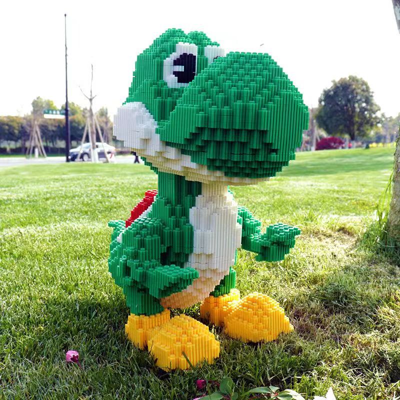 Oversized Yoshi Tandem Building Blocks Small Particles Children's Assembled Toys High Difficulty Puzzle Ornaments Gifts for Boys and Girls Oversized Yoshi Tandem Building Blocks Small Particles Children's Assembled Toys High Difficulty Puzzle Ornaments Gifts for Boys and Girls
