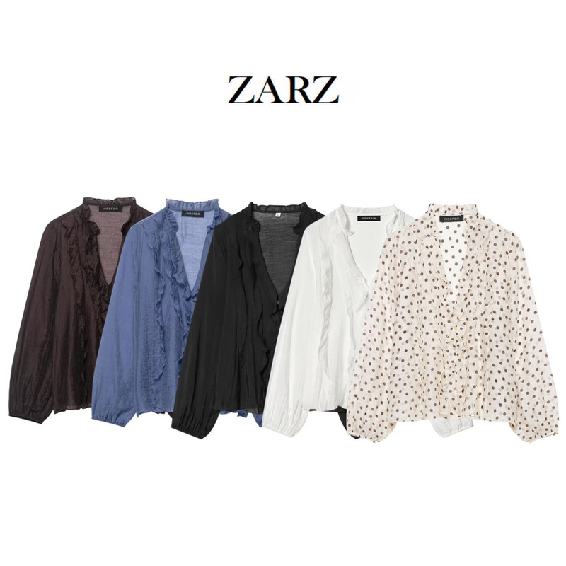 Zarz Homemade European and American Style New Women's Fashionable Layered Decorative Shirt 5029/209/485