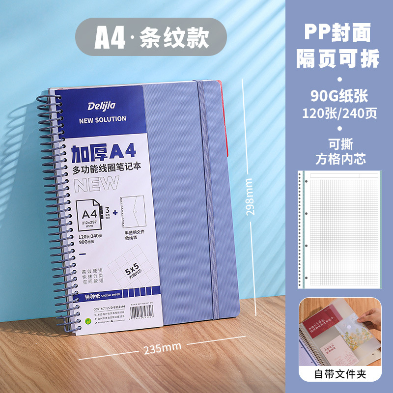 줄무늬 블루 그레이 (눈물 체크 무늬 코어)