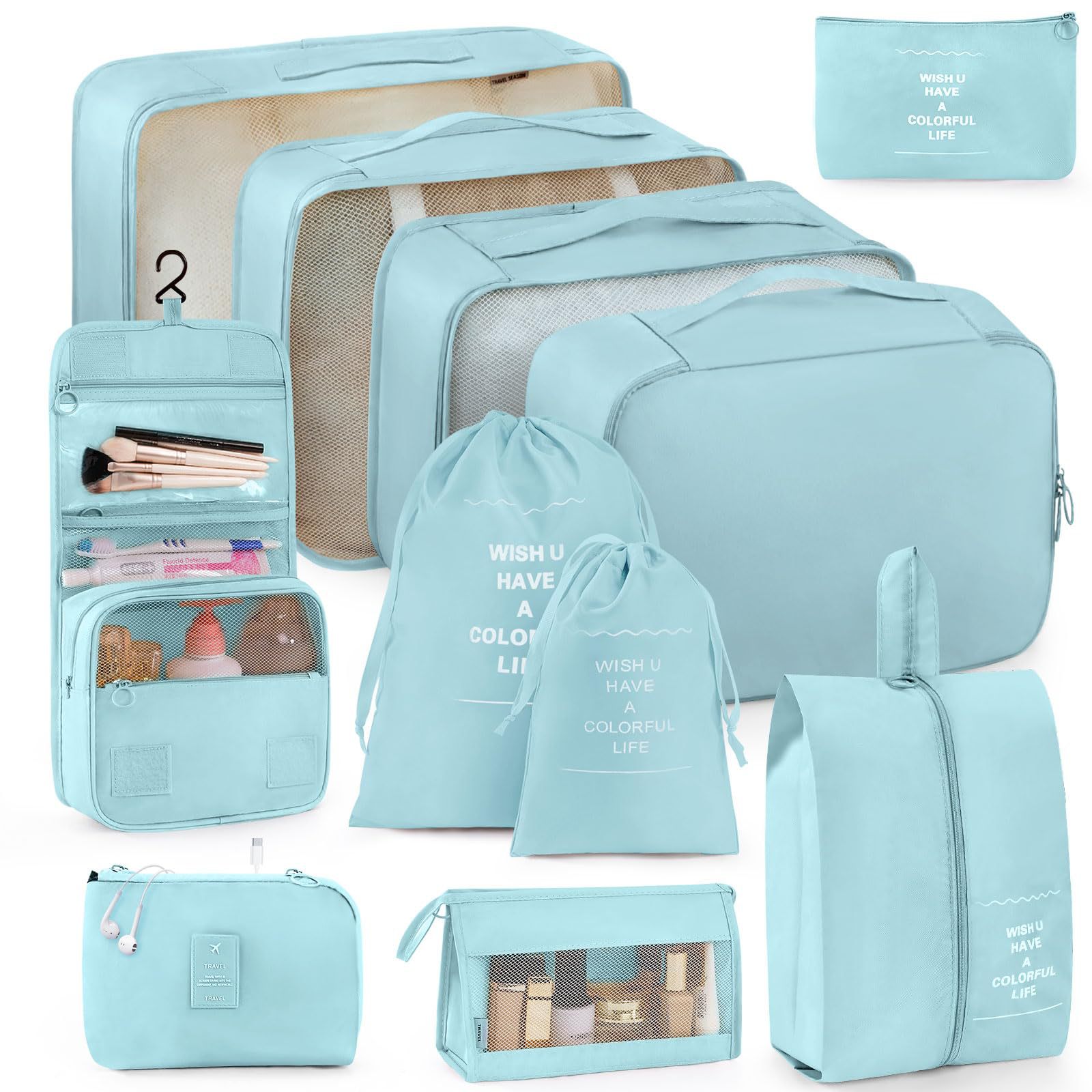 (워시&메이크업 11종세트) 레이크블루