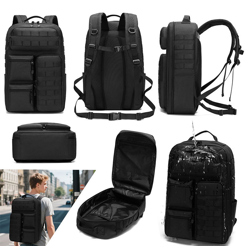 ActiveGo Outdoor Camouflage Dead Leaf Tactical Mountaineering Bag Heren Jacht Wandelen Grote Capaciteit Rugzak_voghion.com