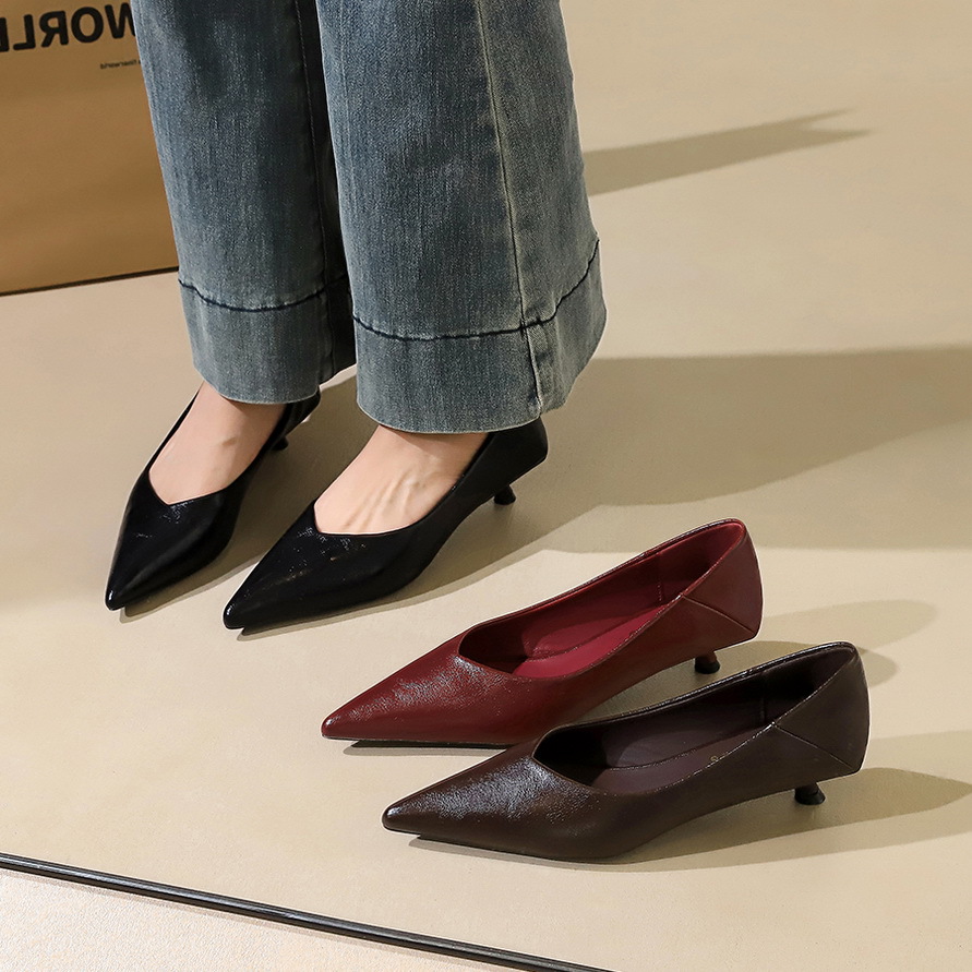 Elegant Retro Stiletto Heels For Office And Professional Work_voghion.com