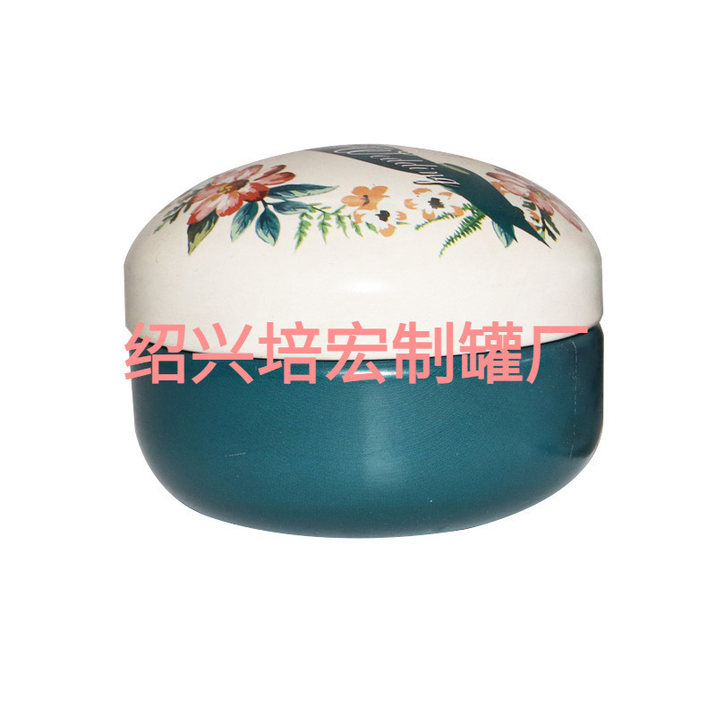 量大从优马口铁喜糖罐香薰蜡烛罐圆形包装铁罐简约印花铁盒