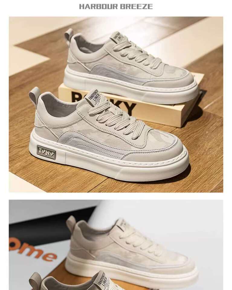 Giày nam vải canvas thoáng khí, giày thể thao cổ thấp chống trơn trượt, đế cao 3 cm — F 9355m màu, F9355 màu đen chi tiết 32