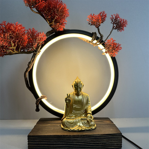 The Buddha of Light, Sakyamuni COS, the sitting posture of the Buddha with compassion and lotus base animation hand model