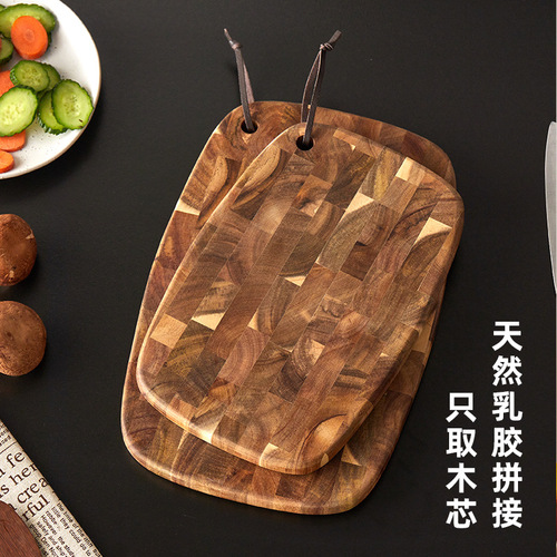 Acacia wood chopping board kitchen household solid wood chopping board supplementary food chopping board cutting fruit board