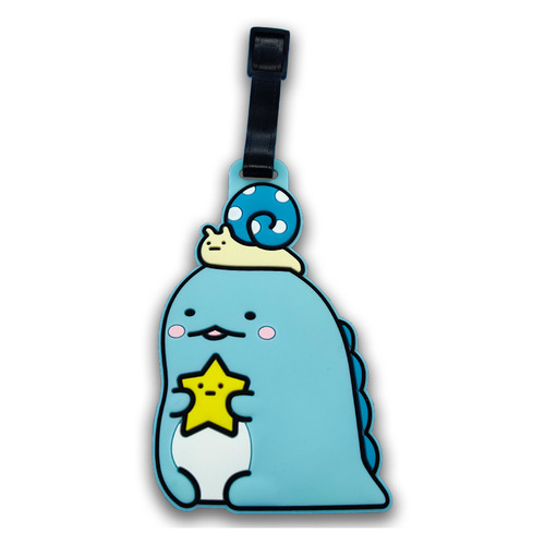 Corner Bio checked luggage tag Japanese cute PVC soft plastic luggage tag creative luggage boarding tag