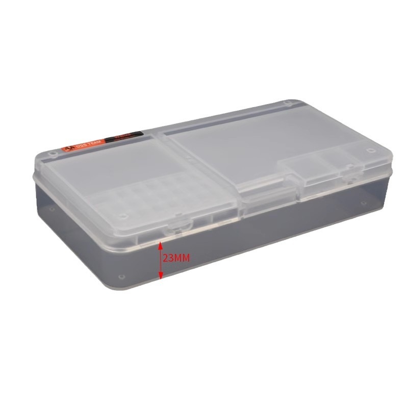 Caja de almacenamiento de tornillo caja de elementos de reparación de teléfonos móviles caja de piezas multifuncionales caja de elementos de doble capa caja de almacenamiento de placa base