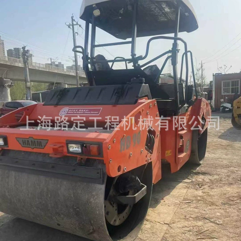 HAMM оригинальный подержанный виброплита Hummer HD90 с двойными стальными колесами в наличии, горячая распродажа