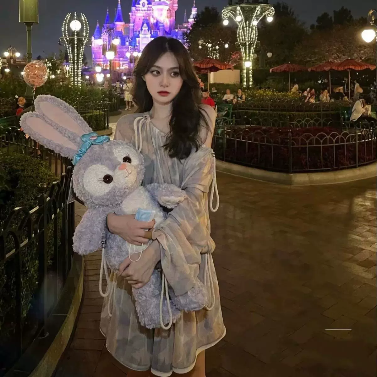 星星兔公仔大号毛绒玩具兔子玩偶可爱布娃娃女孩睡觉抱枕生日礼物