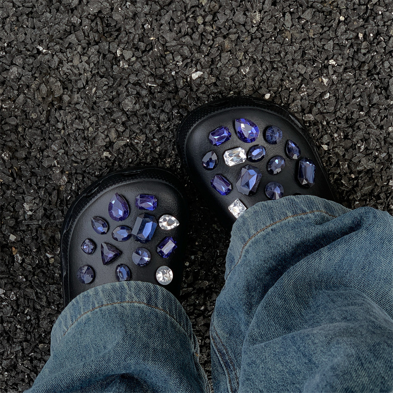 블루 안개꽃 [26종 세트] 크록스 무손상 설치