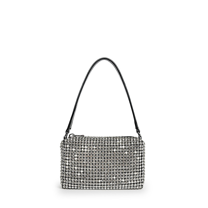 Borsa da donna transfrontaliera piena di diamanti borsa a tracolla borsa a tracolla con strass lucidi borsa da donna fatta a mano borsa da donna con diamanti_voghion.com