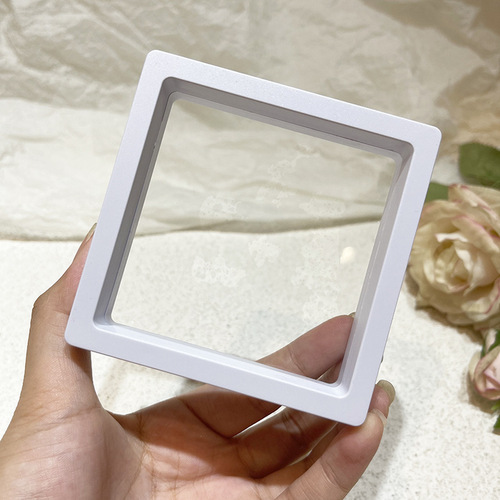Transparent film display box floating packaging box jewelry stand bracelet acrylic transparent storage display rack wholesale