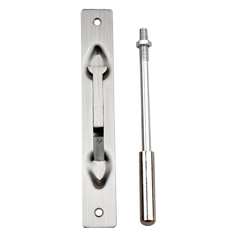 Acero inoxidable 304 mundo perno puerta ignífuga al por mayor engrosada perno oculto ingeniería decoración puerta y ventana accesorios de hardware