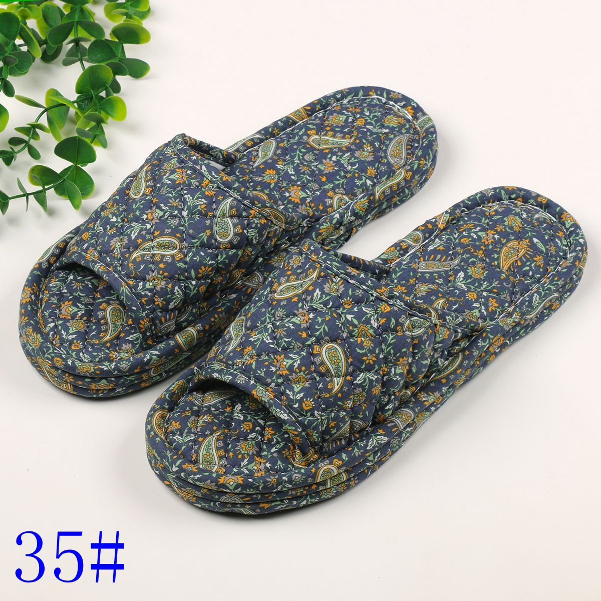 삼겹 꽃무늬 원단 남성용 35