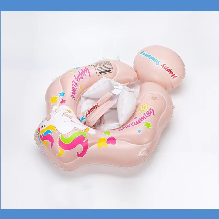Inflatable durable swimming ring PVC with canopy
