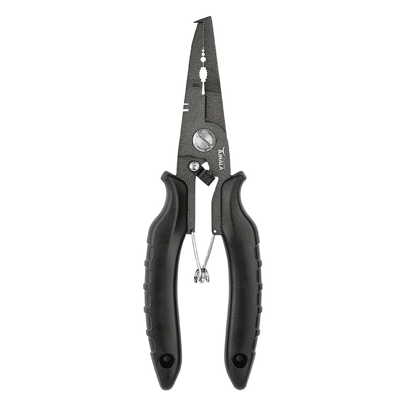New in stock anti-rust push handle double opening fish controller fish clip large object does not run fish fishing tools wholesale