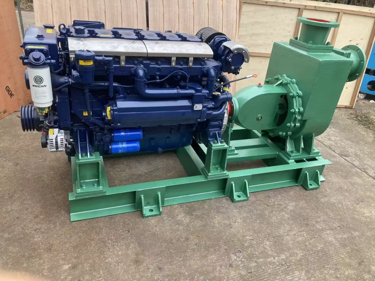 Для 200CZX600-120 судов дизельный пожарный насос 600 м³ дизельный пожарный насос CCS сертификат