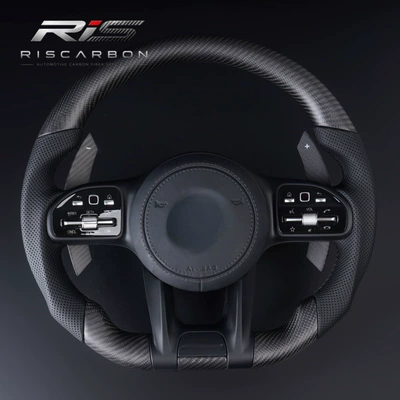 Matte carbon fiber black Steering wheel