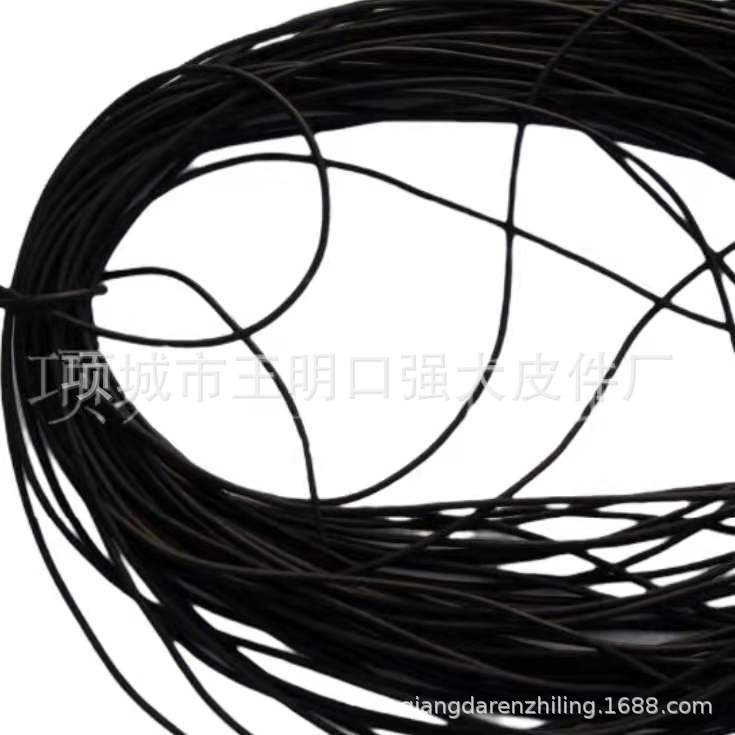 【特卖0.8元一米】河南强大中圆染色3MM牛皮绳