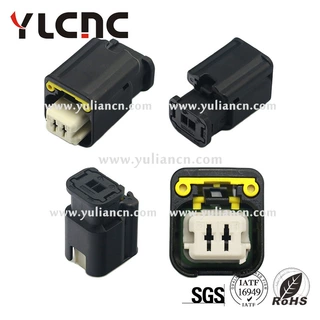 DJ70273YH-1.5-21 1801176-3两孔汽车连接器 线束插头 传感器