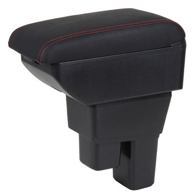 Armrest box box, second-generation Fit armrest - 08-13-fit-two-piece-model-black-and-red-line