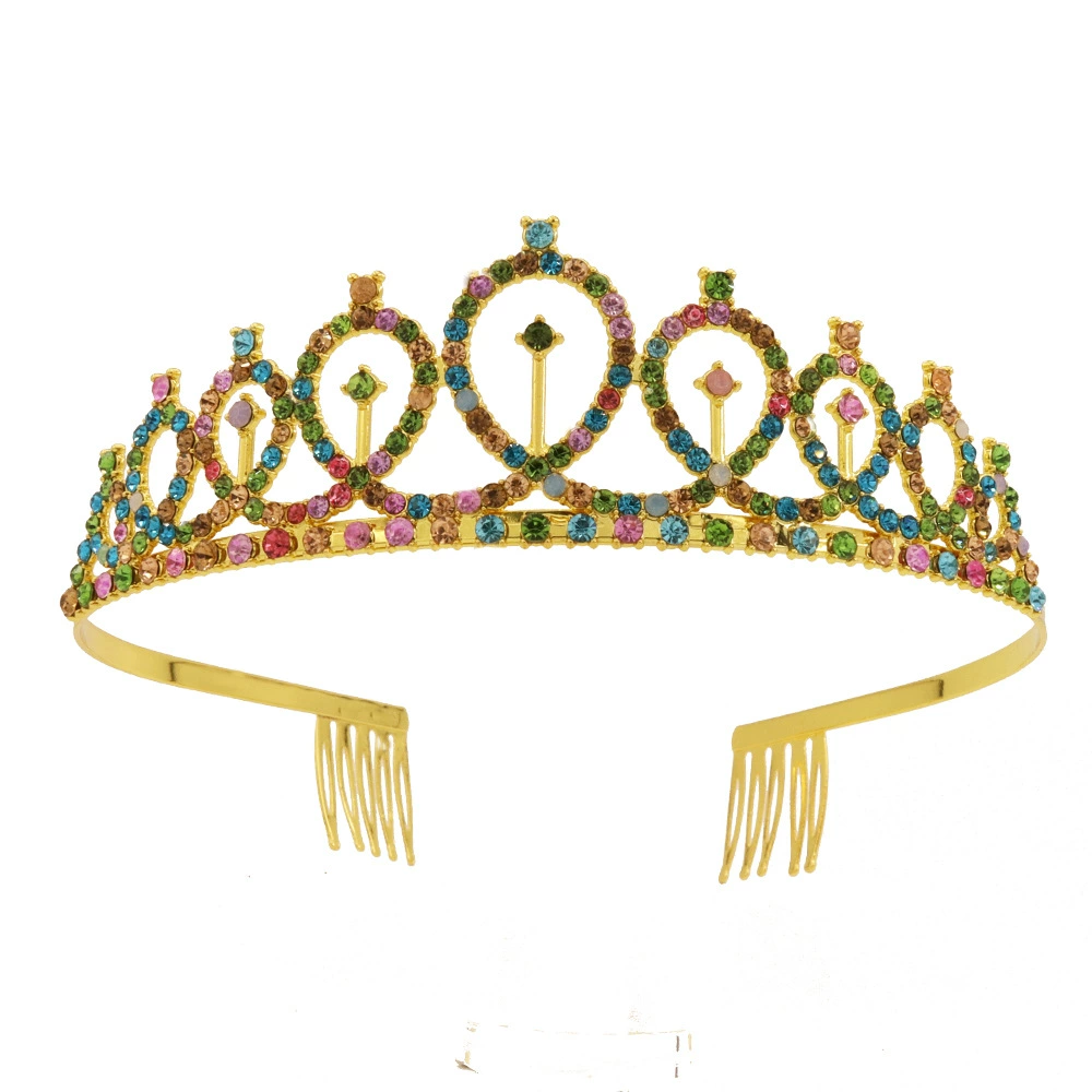 Диадема-ободок набор с кристаллами и лентой "Birthday Queen", комфортная подарочная принадлежность