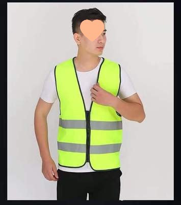 Trajes reflectantes chaleco de seguridad de construcción chaleco de transporte vial saneamiento fluorescente transpiración nocturna impresión personalizada