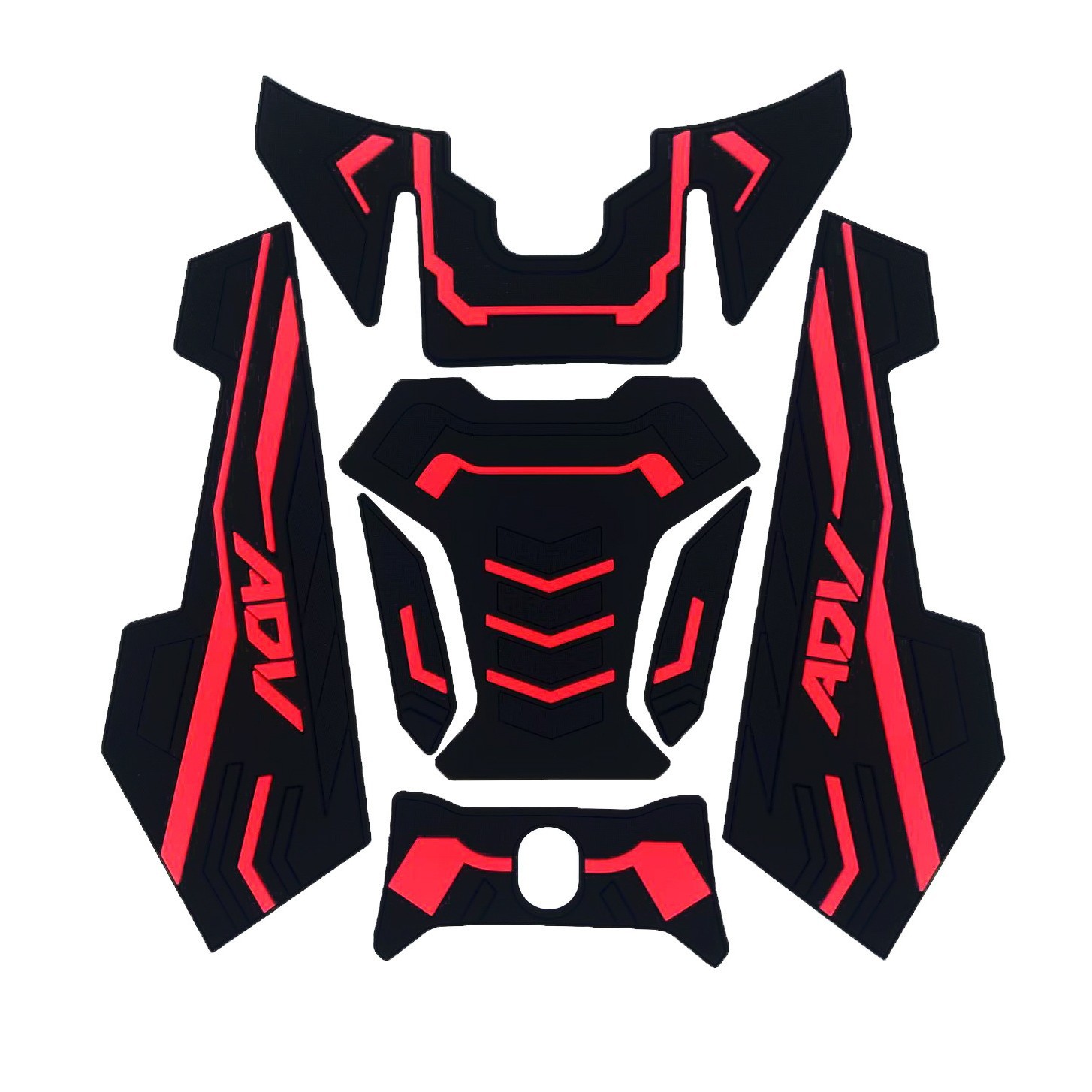 Honda, compatible three dimensional rubber sticker with accessories, new collection