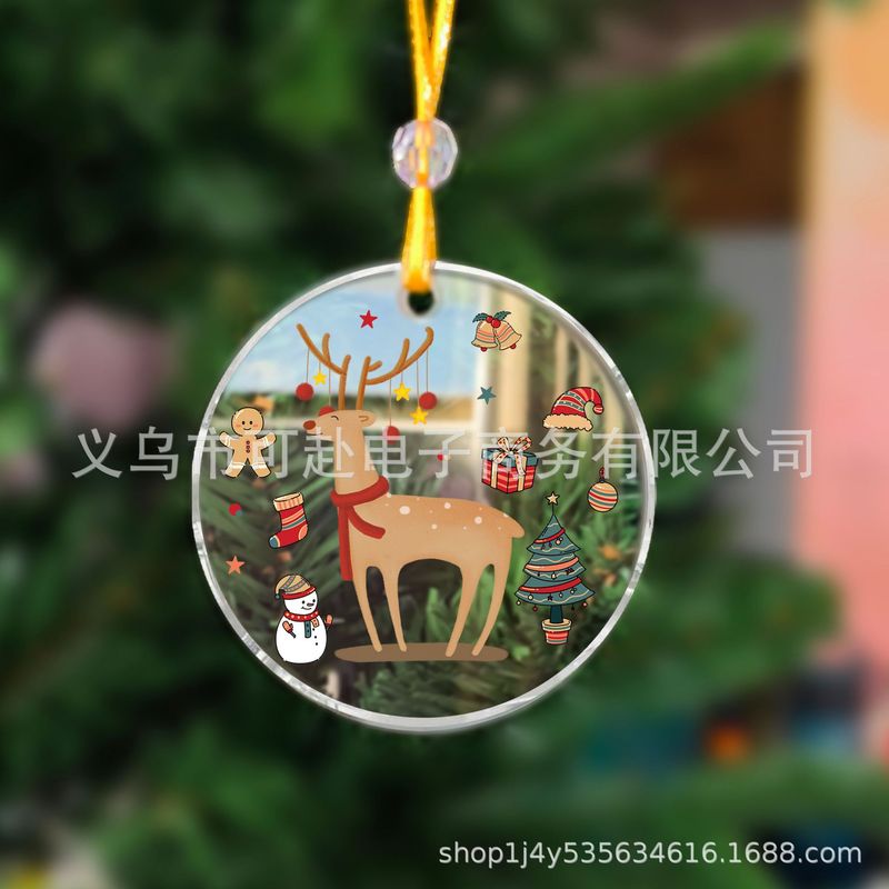 現物クロスボーダー透明アクリルクリスマスクリスマスツリー装飾家庭装飾装飾装飾装飾置物|undefined