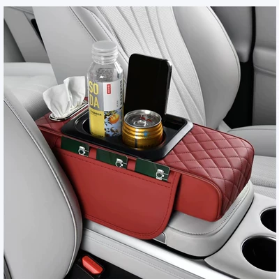 Armrest box pad Hei Pad small size 4-in - burgundy