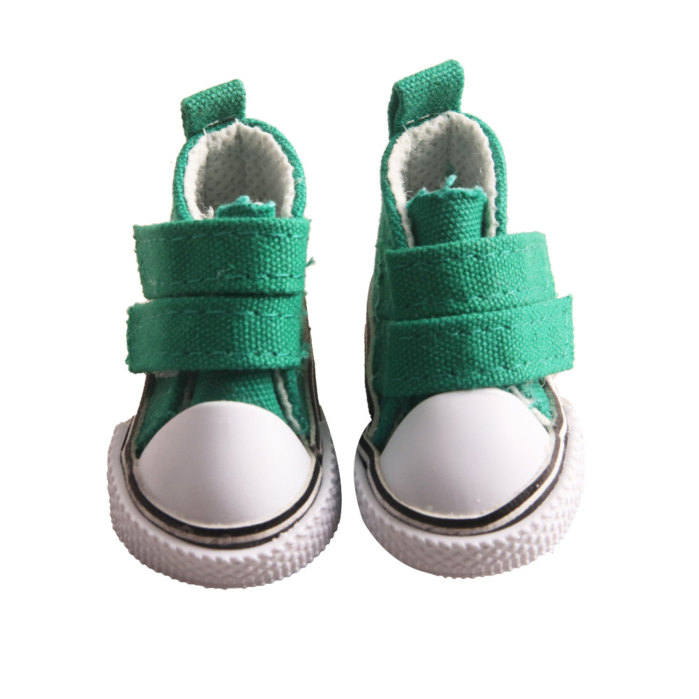 5cm zapatos de lona casuales 6 puntos bjd muñeca zapatos de lona Exo muñeca zapatos de lona