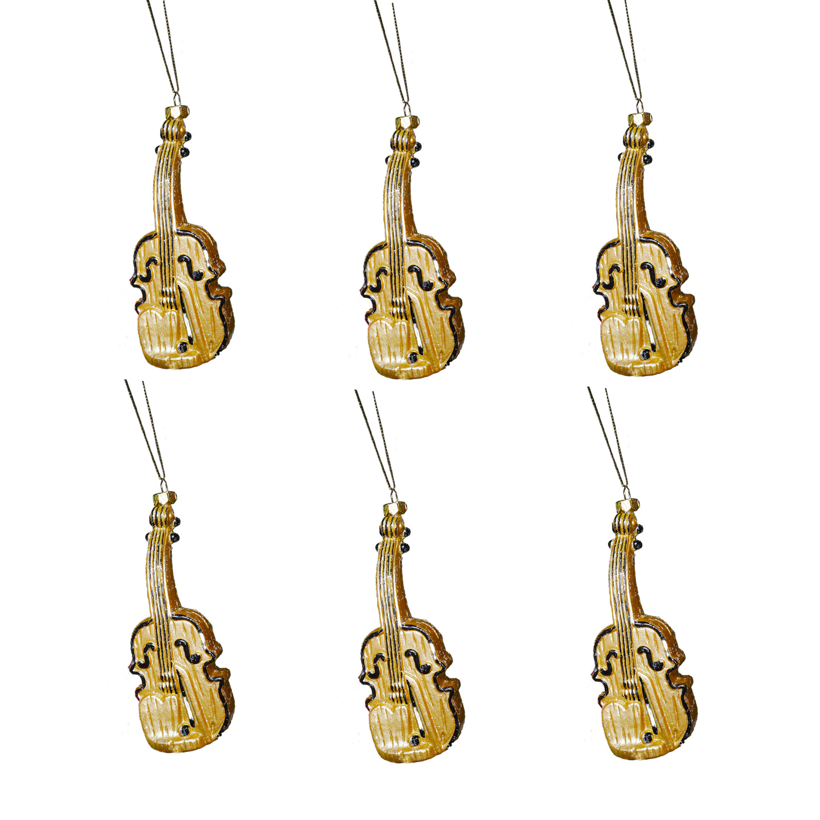 Cruz-frontera colgante de Navidad Decoraciones de Navidad de plástico bola adornos regalos de los niños 6 pack al por mayor