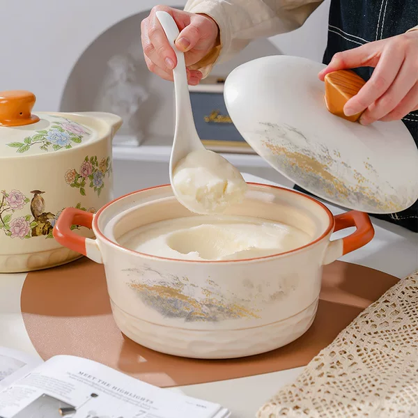 Great Heshan Series Source Factory High-value Hotel Table Casserole Stew Cup Office Cup Dumpling Plate Chopsticks Holder