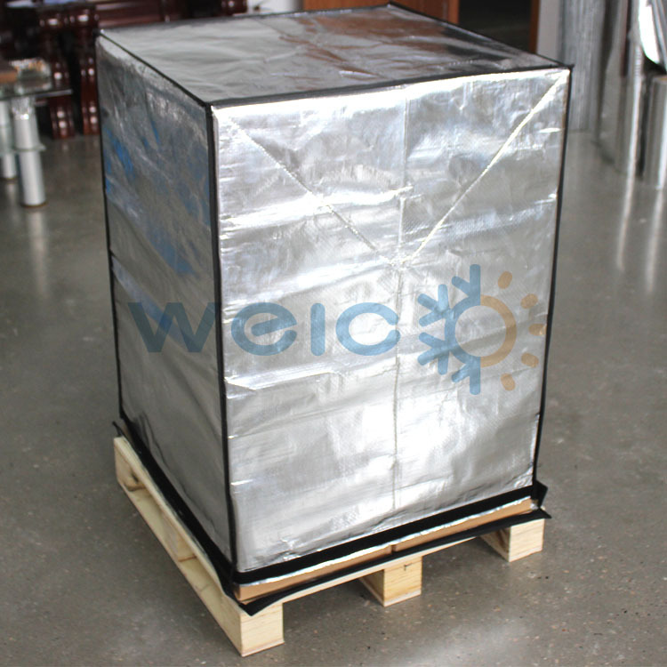 铝膜编织布隔热罩 集装箱海运用防潮保温薄款托盘罩 量大价优