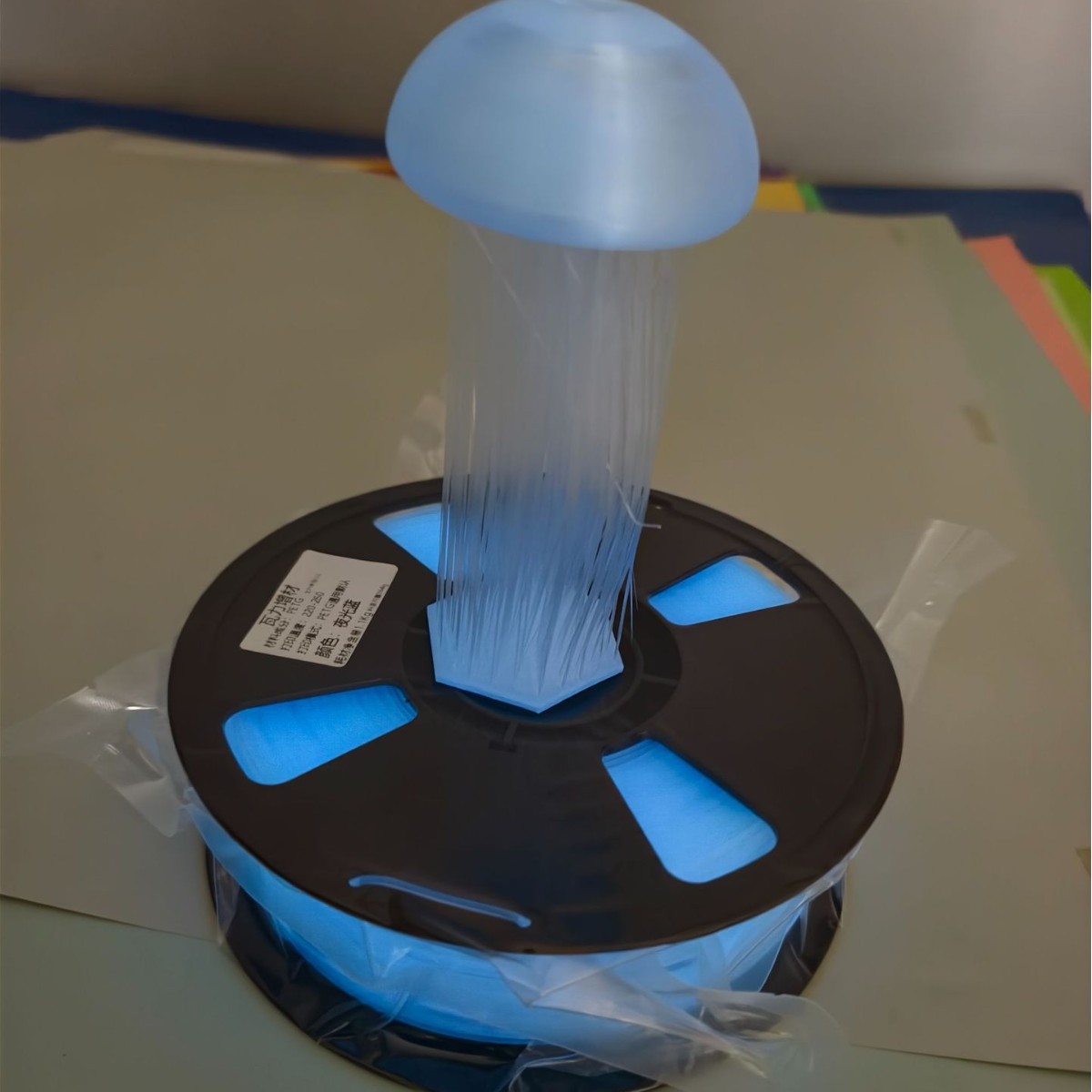 夜光1.75mmFDM3d打印耗材1.75线径材petg打印机材料