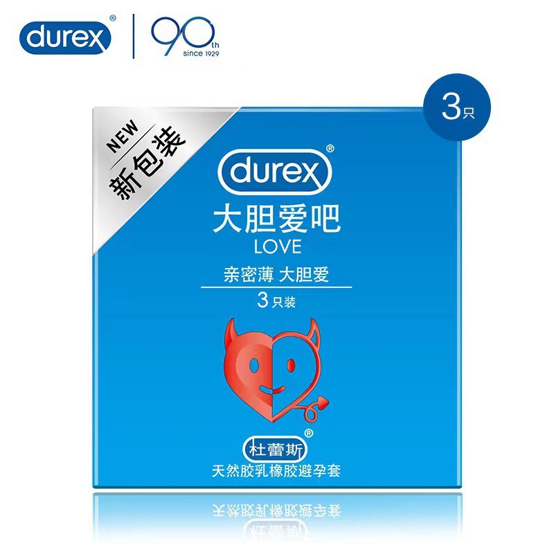 Condones Durex amor audaz 3 10 condones condones ultra delgados productos de planificación familiar para adultos al por mayor