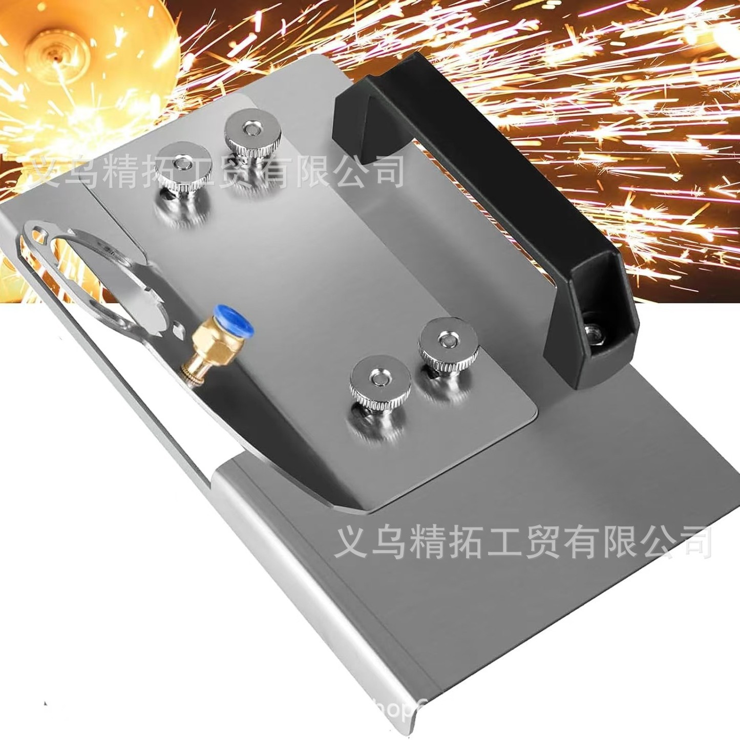 便携瓷 砖倒角器新款角磨机倒角器不锈钢100型角磨机倒角切割支架