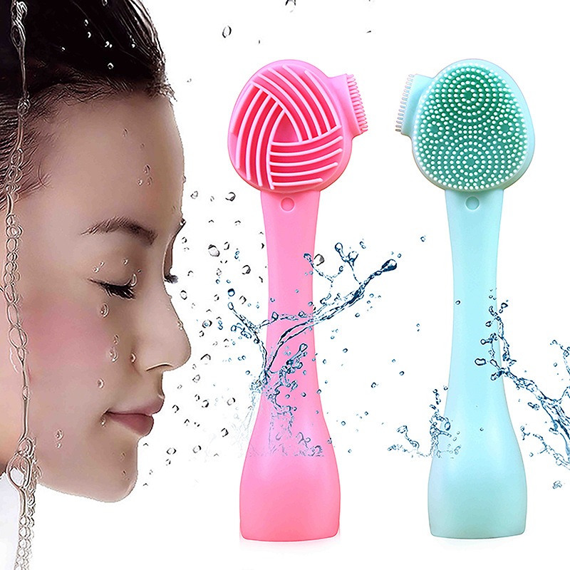 Silicone face brush cleaning mask brush...