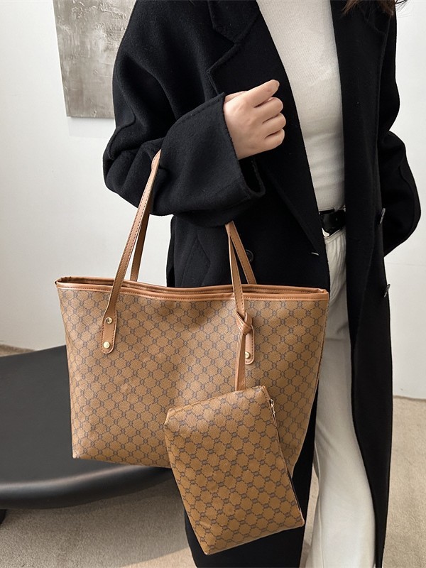 高级感包包女2025新款时尚百搭手提单肩包上班族通勤大容量托特包|undefined