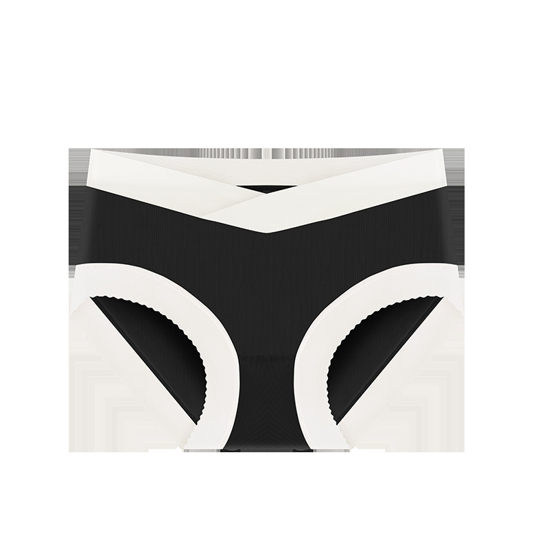 Ropa interior sin costuras de cintura baja para mujeres embarazadas