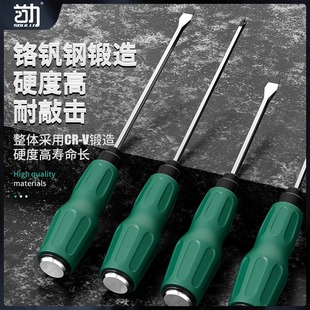 [Free Shipping for Newbies 0.01] Through-The-Heart Slotted Screwdriver, Super-Hard Magnetic Knockable Screwdriver, Cross-Starter Tool