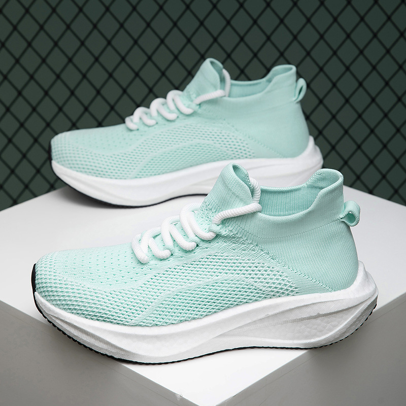 Zapatillas de Correr Tipo Calcetín Tejidas de Malla Tejida y EVA Ligero para Deportes y Ocio image 4