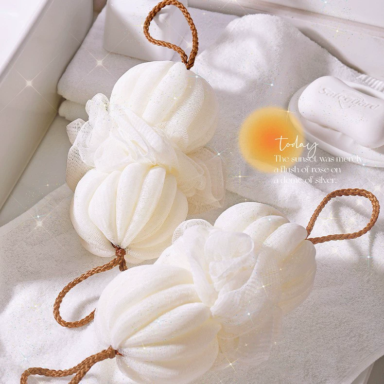 Гель для душа мяч дома новый пластиковый модный пузырьковый мягкий растяжка ванной ванной ванной ванной ванной трения шарики для ванны