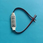 3键迷你单色呼吸爆闪控制器led灯条灯带灯串手动线上调光器12-24V