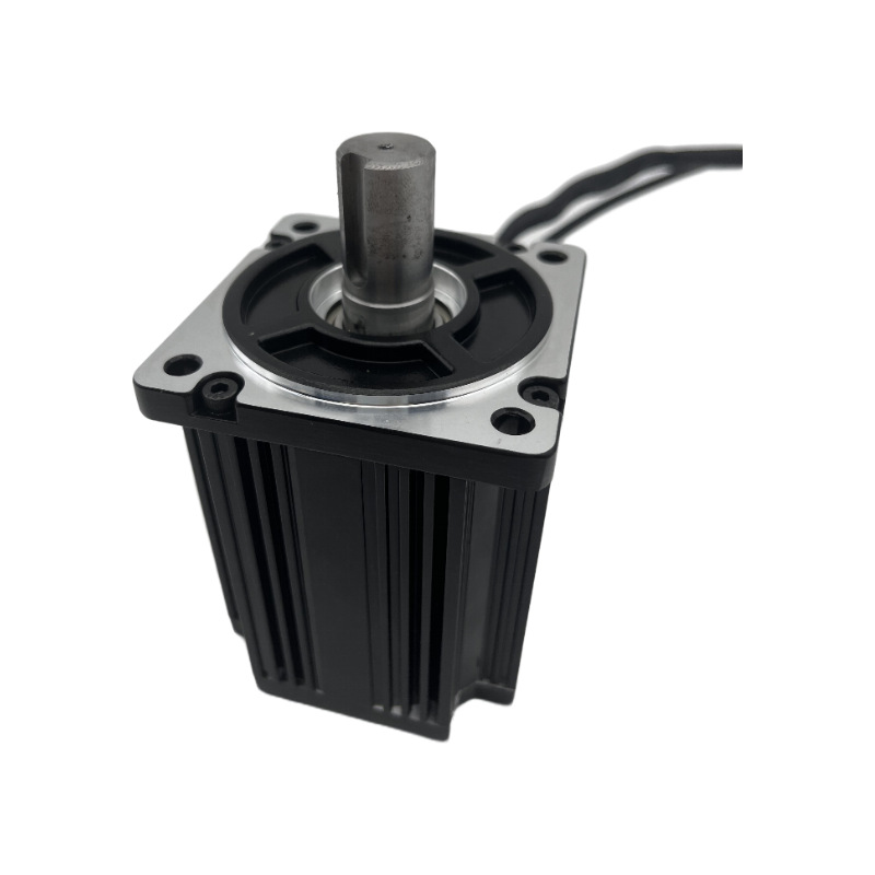 80mm法兰微型低转速大扭矩低温升无刷直流水闸电机